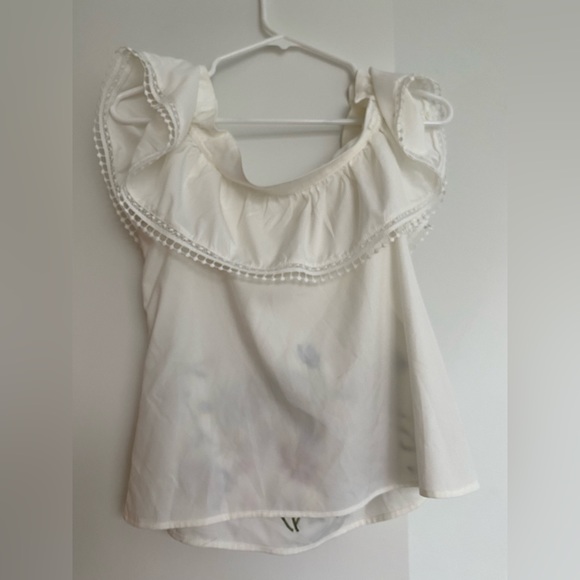 LULUMARI x ANTHROPOLOGIE Floral Embroidered Top Women’s Size Small - Picture 2 of 8